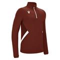 Piave 1/4 Zip Top CRD/WHT M Teknisk treningsgenser - Unisex