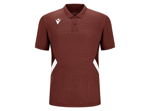 Rap Polo CRD/WHT S Teknisk poloskjorte - Unisex 